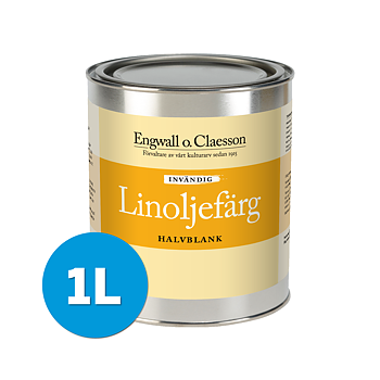 Linoljefärg Invändigt Halvblank Bruten Kulör 1L