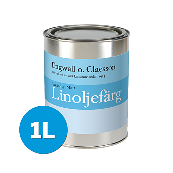 Linoljefärg Invändigt Matt Vit 1L