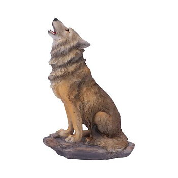 Brun Varg Figur  - Howling - 20cm