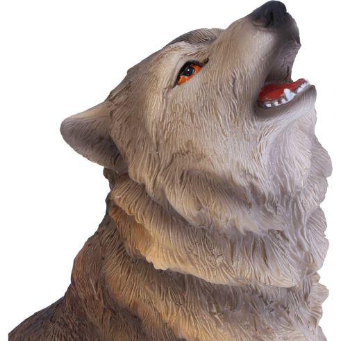 Brun Varg Figur  - Howling - 20cm - 2