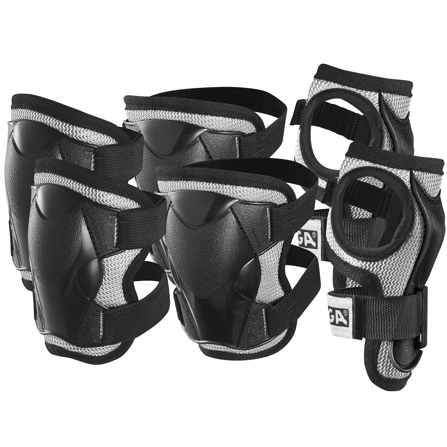 S P Protection Set Comfort JR Black, L