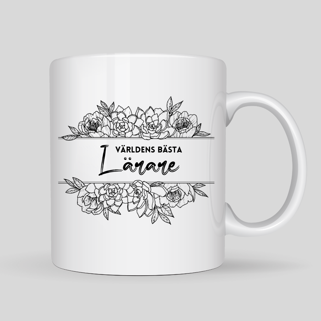 Mugg - Världens bästa lärare