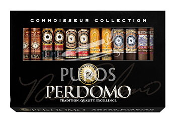 Perdomo Award Winning Connoisseur Collection Presentask - 12 Cigarrer