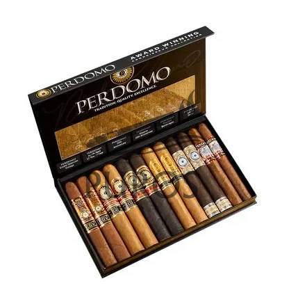 Perdomo Award Winning Connoisseur Collection Presentask - 12 Cigarrer