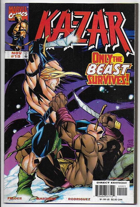 Ka-Zar Volume 3 # 19 VF/NM