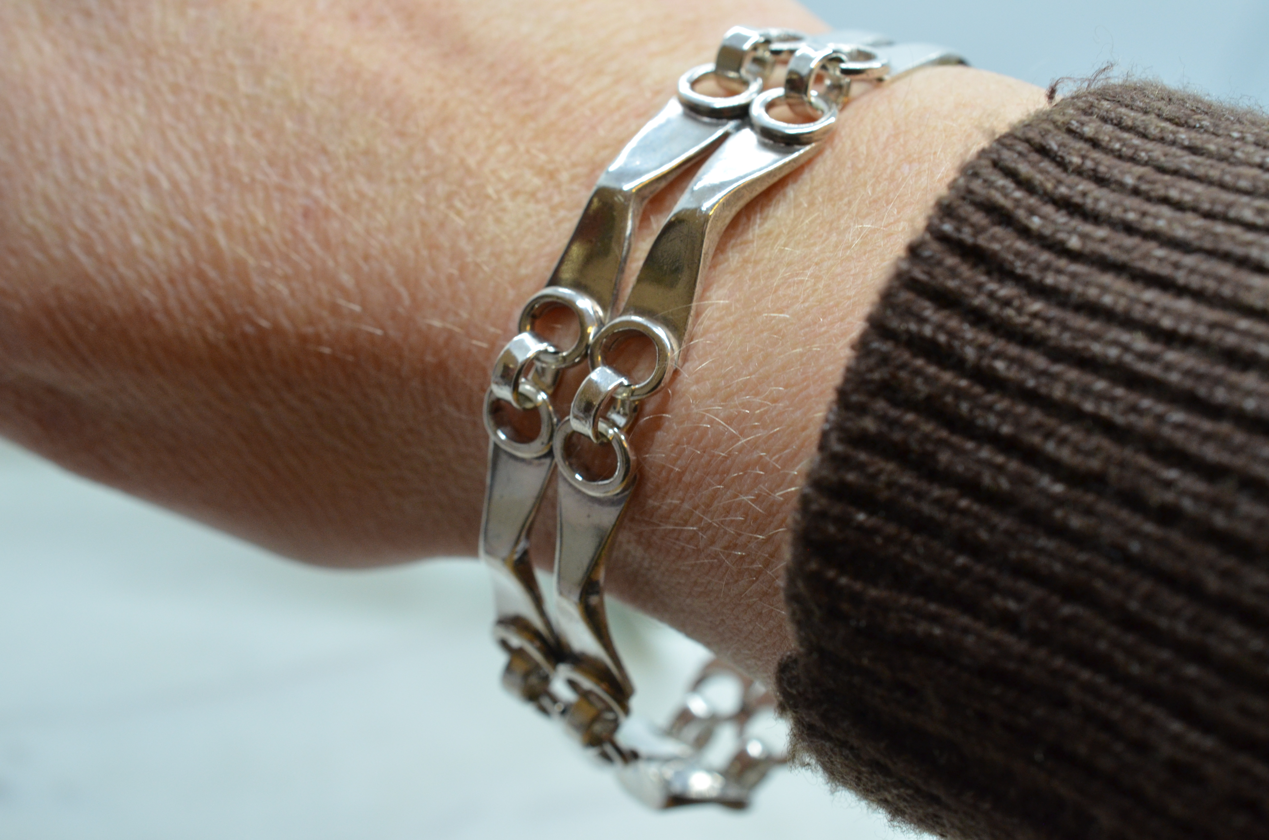 Vintage Claes Giertta silverarmband - 6