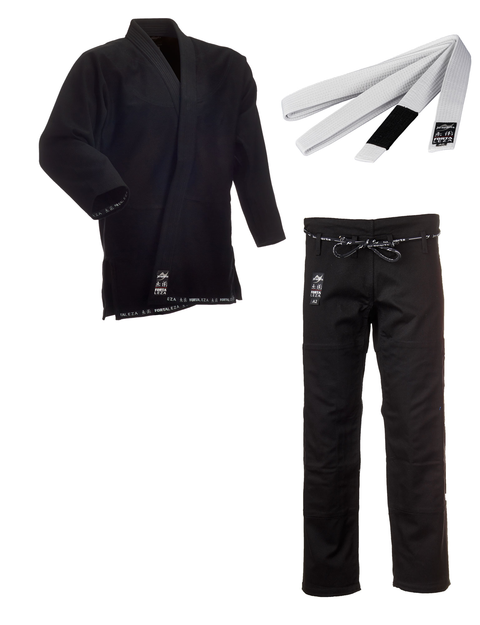 JU-SPORT BJJ Gi FORTALEZA Black