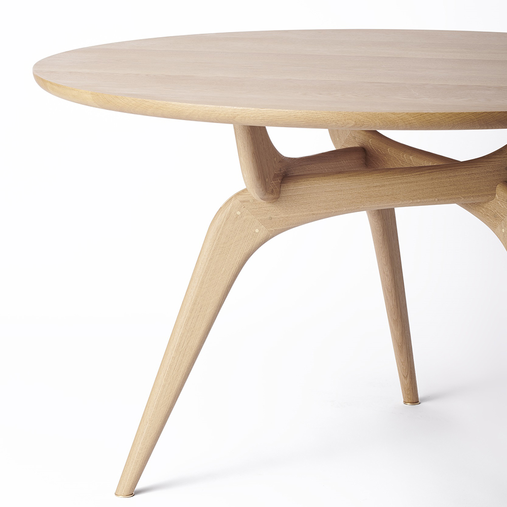 Triiio matbord Ø120 cm Massiv skiva - 5