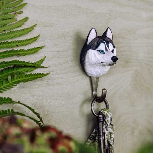 Patère Husky de Sibérie