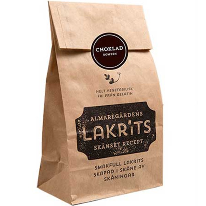 Lakritschokladbomb 120g  - Almaregården