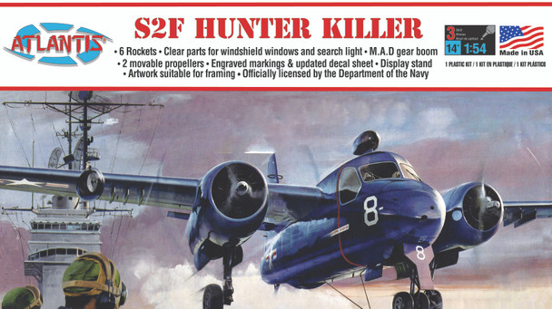 1/54 Grumman US NAVY S2F Tracker Hunter Killer