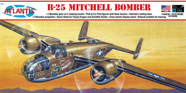 1/64 B-25 Mitchell Bomber Flying Dragon
