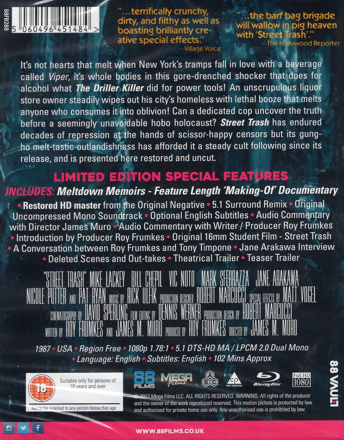 Street Trash (Limited Edition) (ej svensk text) (Blu-ray) - 2