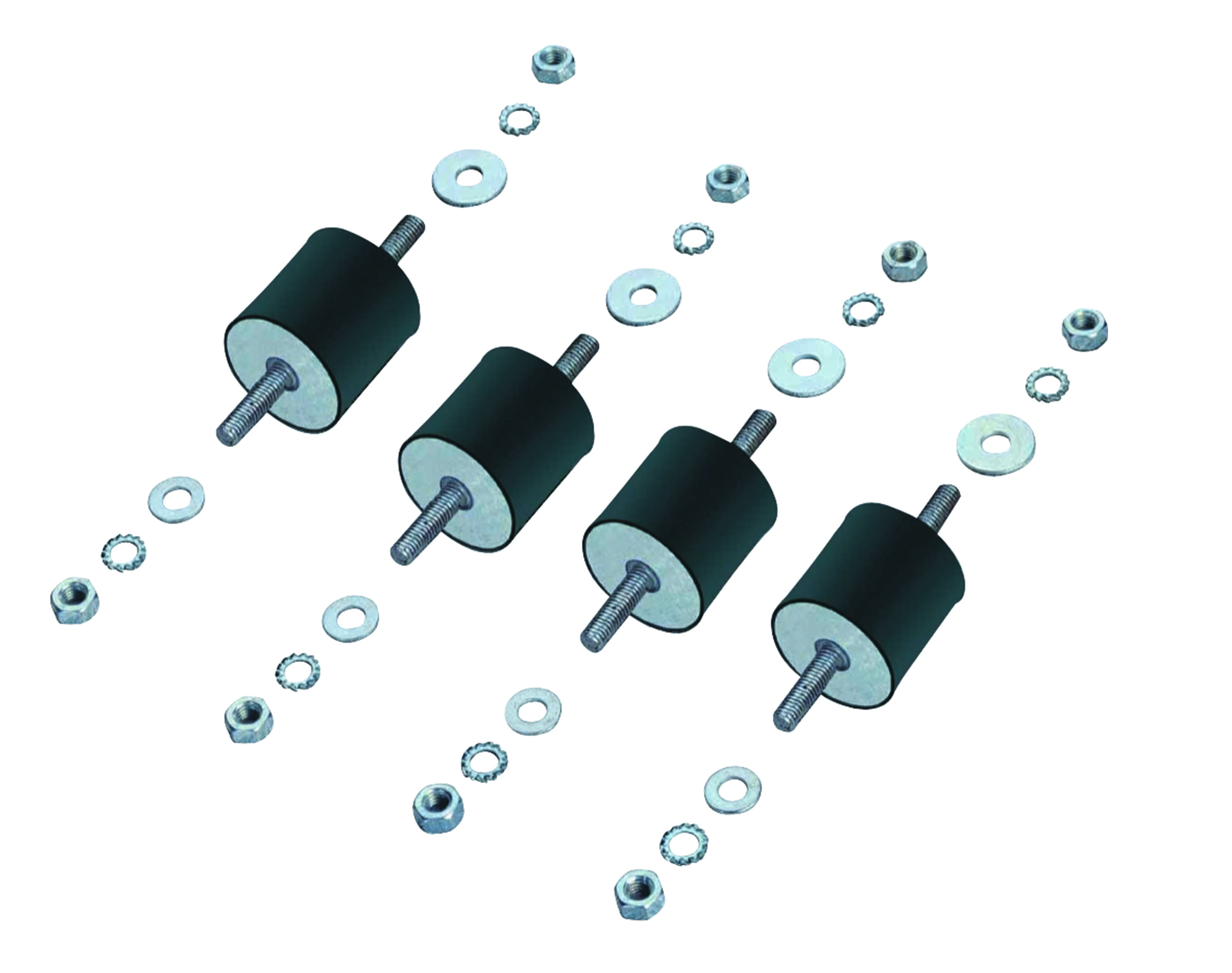 Vibration damper 40x40mm - 80KG