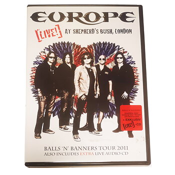 EUROPE - BALLS 'N' BANNERS TOUR 2011 LIVE AT SHEPHERD'S BUSH LONDON (DVD/CD)