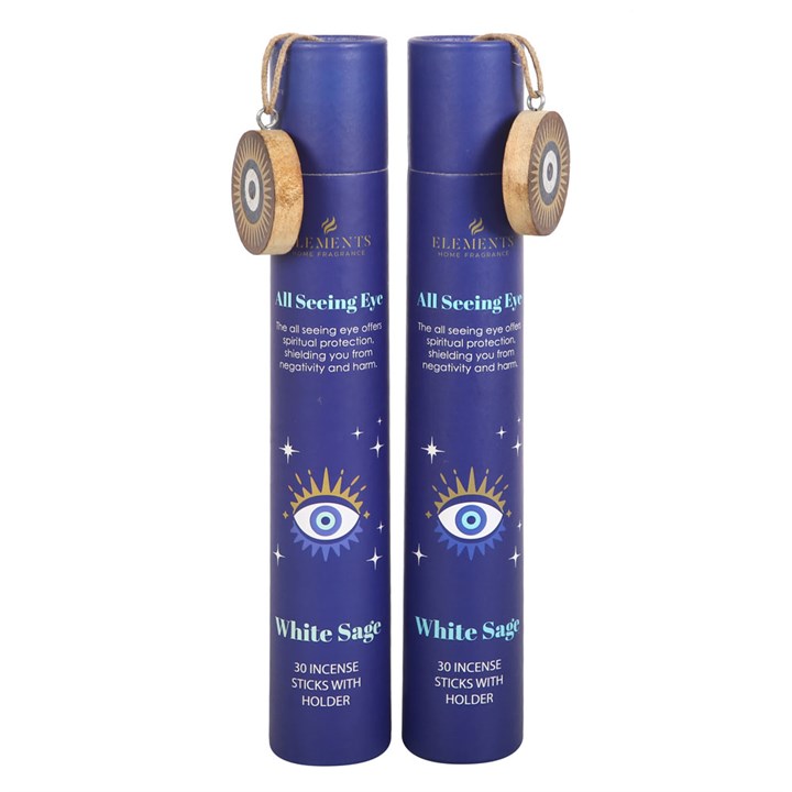 All seeing Eye - Rökelse Set - Vit salvia Doft
