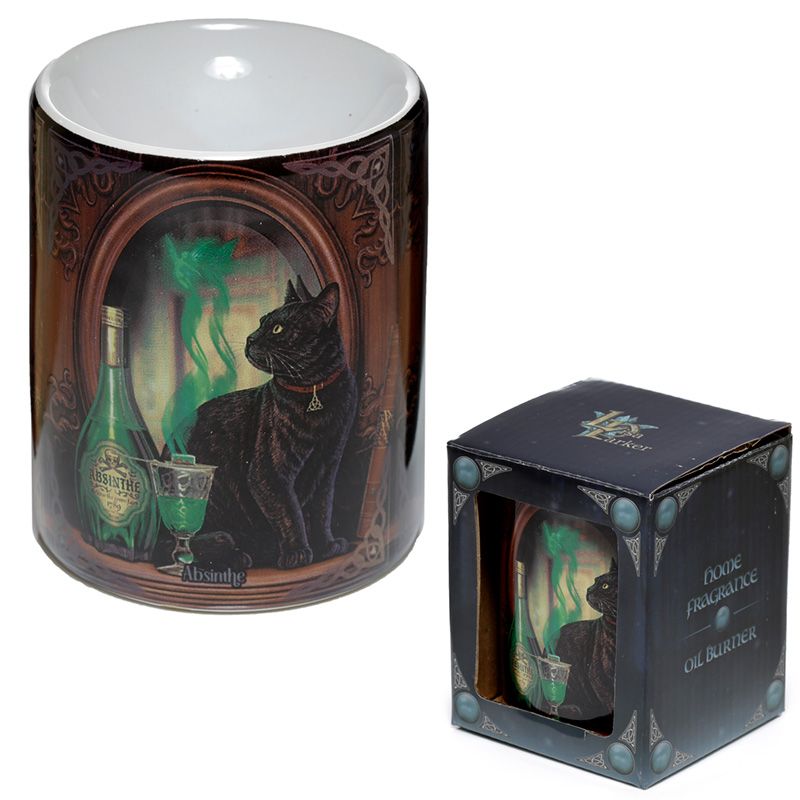 Lisa Parker Absinthe Cat Katt Aromalampa i Keramik - 3