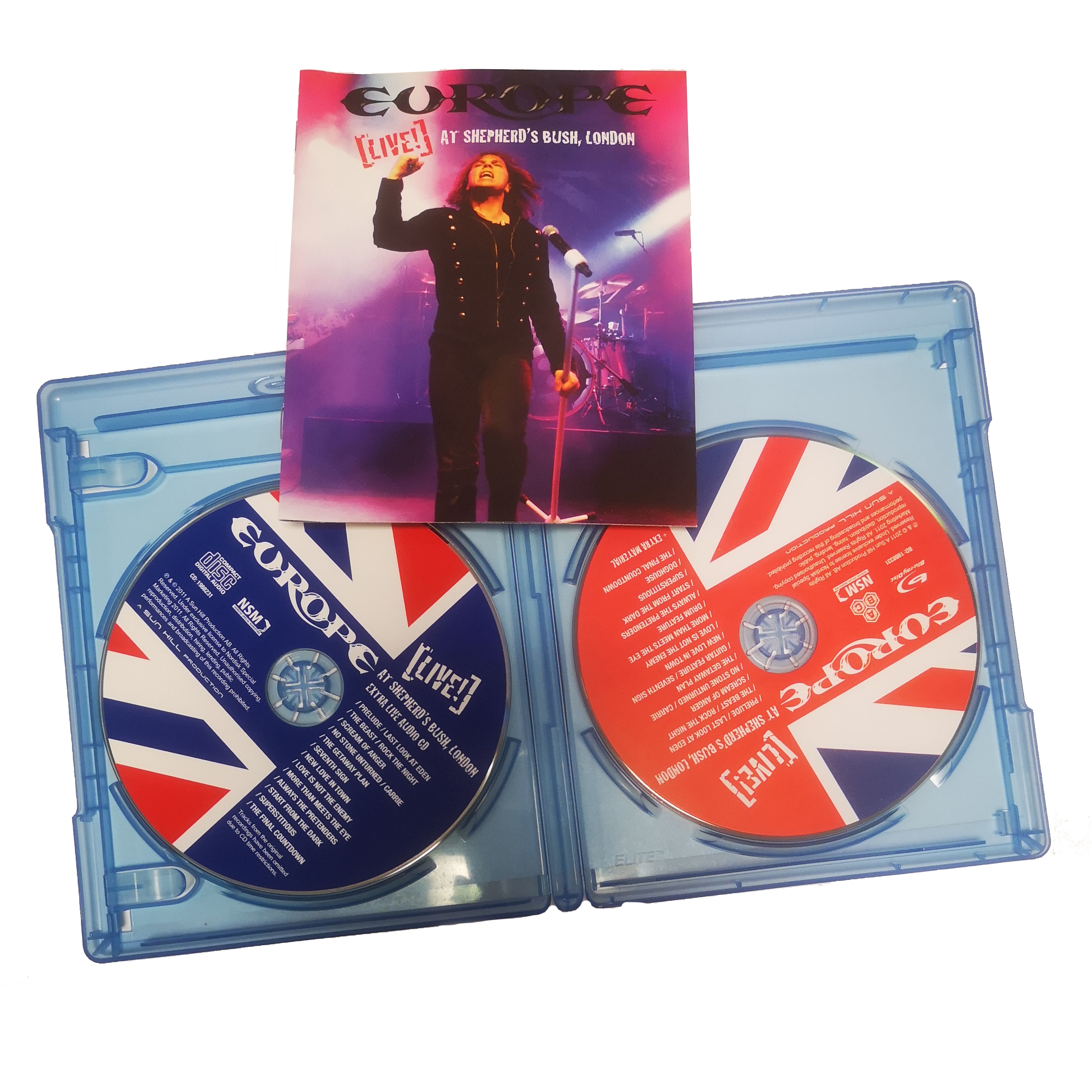 EUROPE - BALLS 'N' BANNERS TOUR 2011 LIVE AT SHEPHERD'S BUSH LONDON (BLURAY/CD) - 2