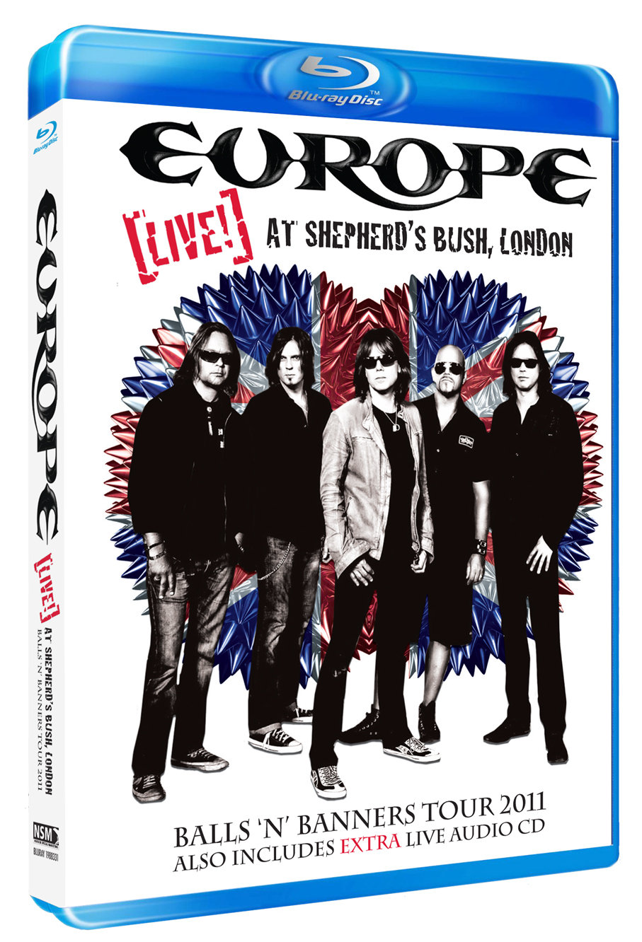 EUROPE - BALLS 'N' BANNERS TOUR 2011 LIVE AT SHEPHERD'S BUSH LONDON (BLURAY/CD)