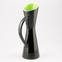 Carl-Harry Stålhane (California 1952) Black/Blue Pitcher Vase 25 cm