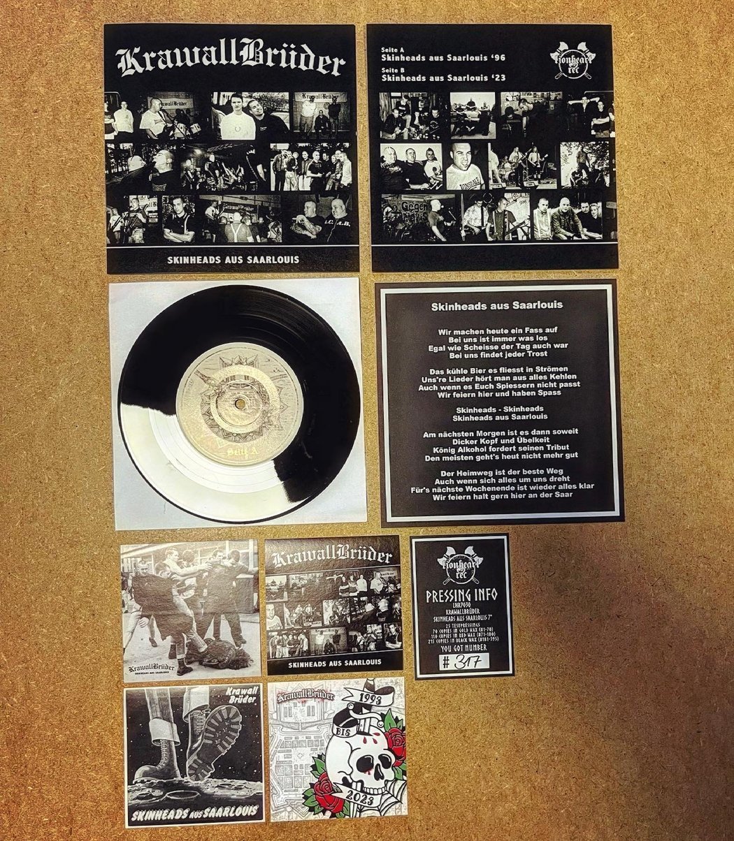 Krawallbrüder - Skinheads aus saarlouis - EP, (svart vinyl)