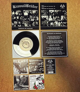 Krawallbrüder - Skinheads aus saarlouis - EP, (svart vinyl)