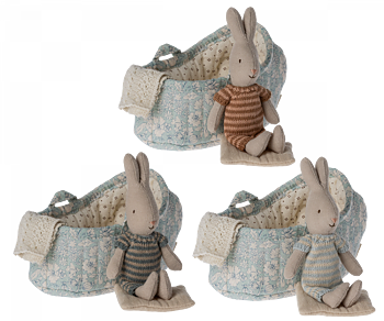 Maileg Rabbit i babylift (1 st)