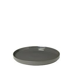 PILAR, Dinner plate, Pewter