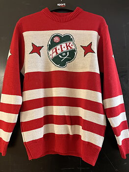 Stickad MoDo AIK Retro Tröja