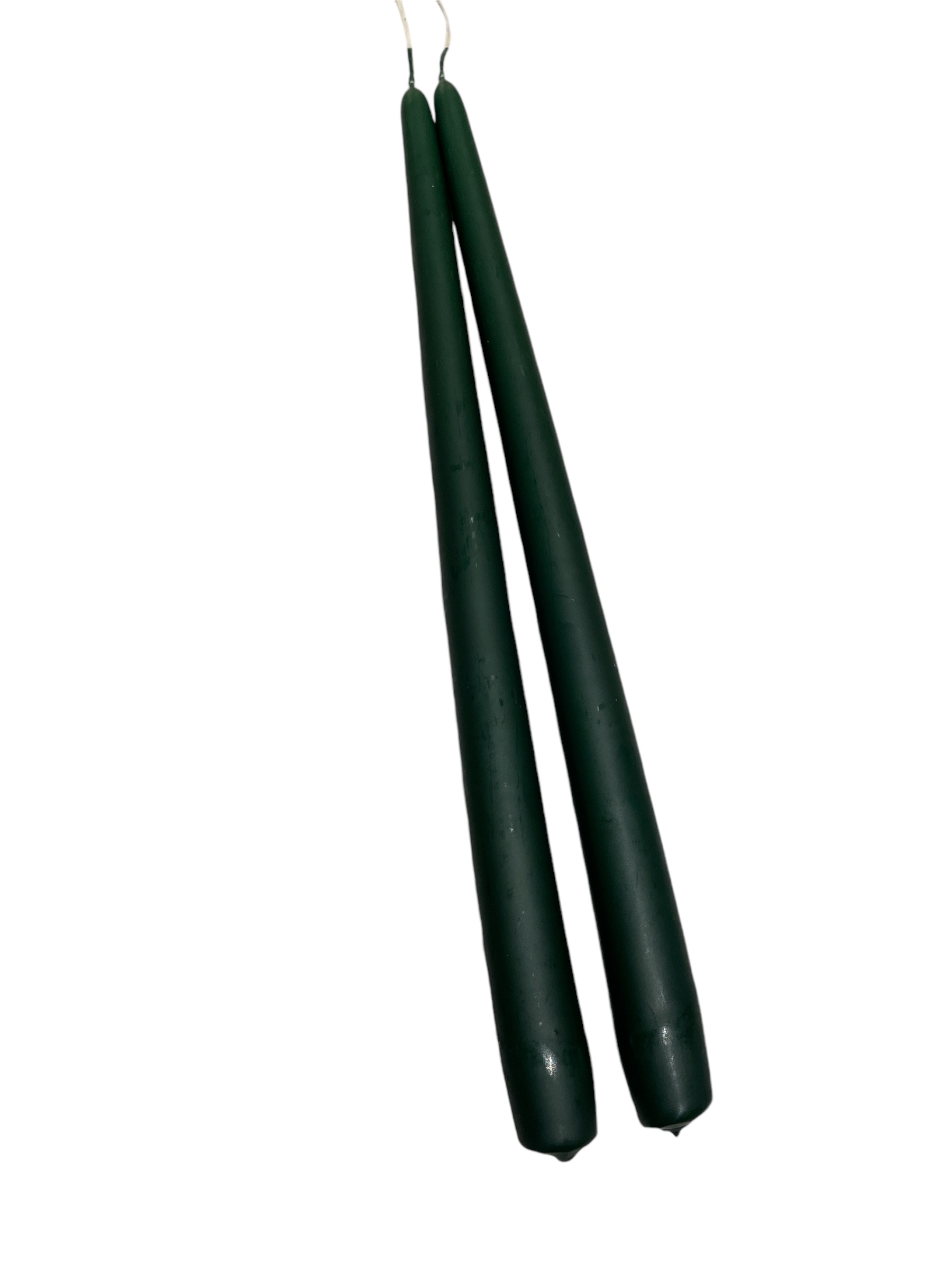 Antikljus Mörkgrön Matt 35 cm