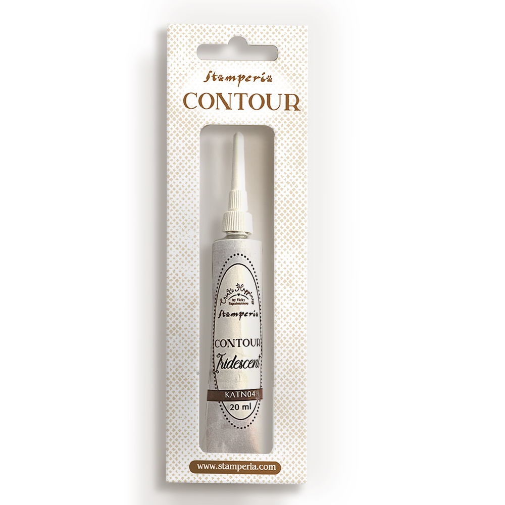 Stamperia - Create Happiness Contour liner ml 20 - Iridescent