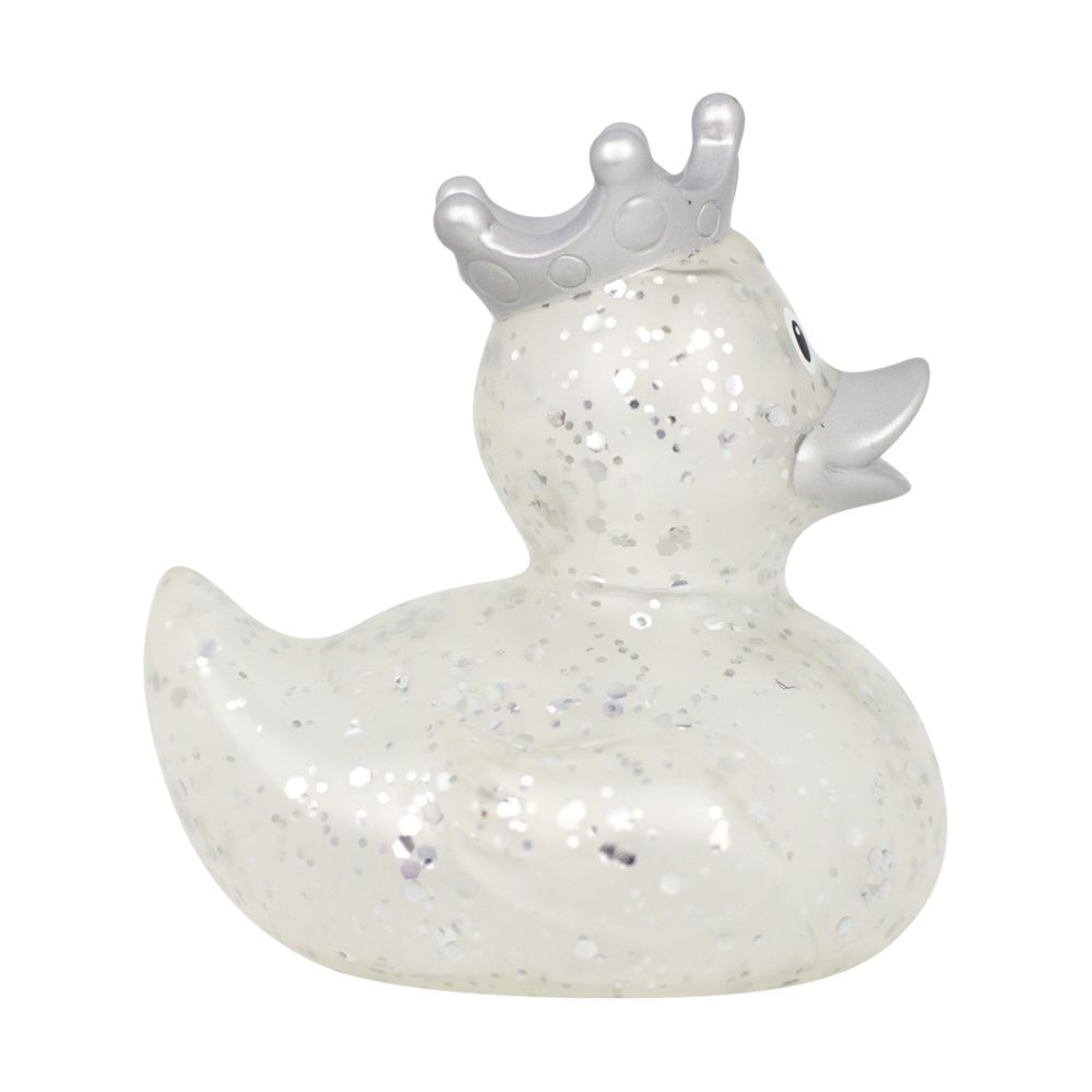 Badanka, Anka med krona, Glitter, silver - 3