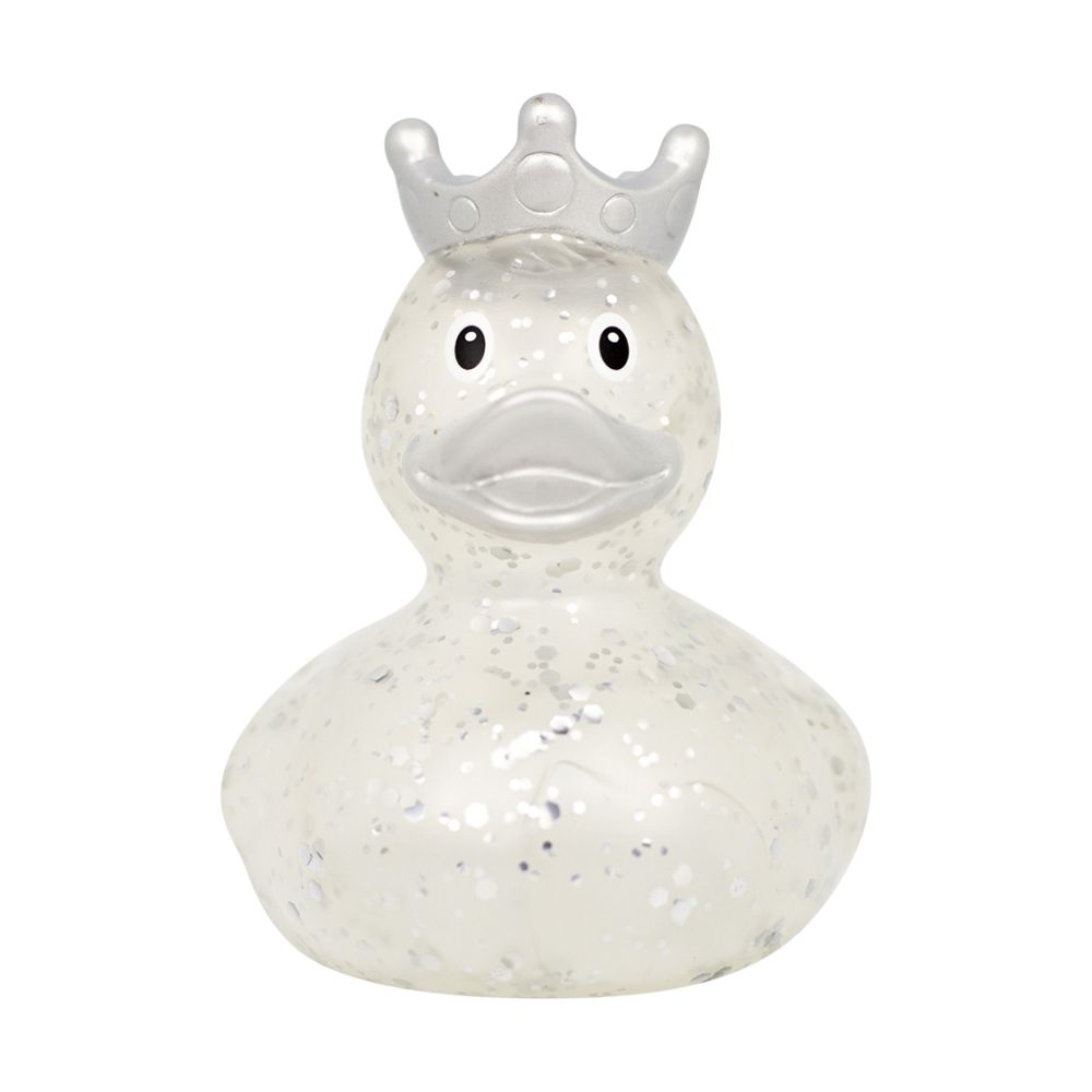 Badanka, Anka med krona, Glitter, silver