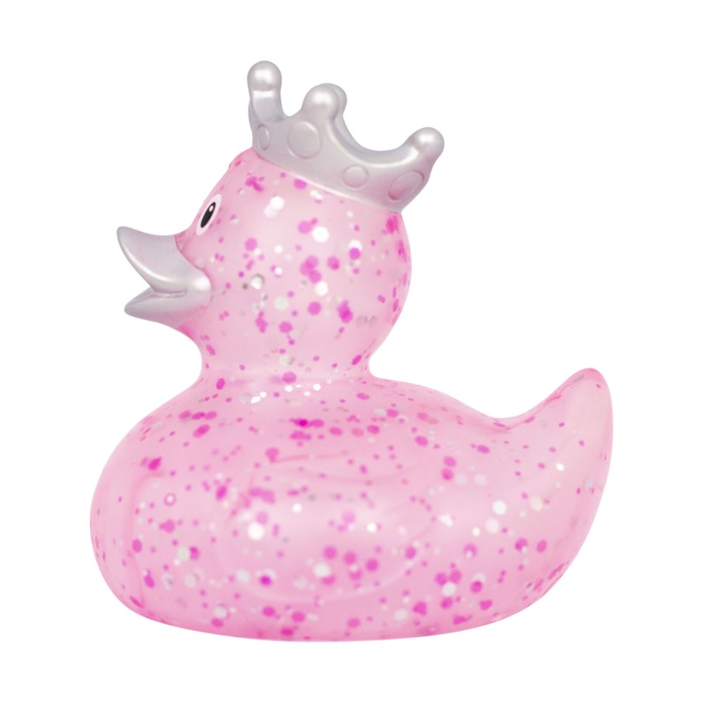 Badanka, Anka med krona, Glitter, rosa - 3