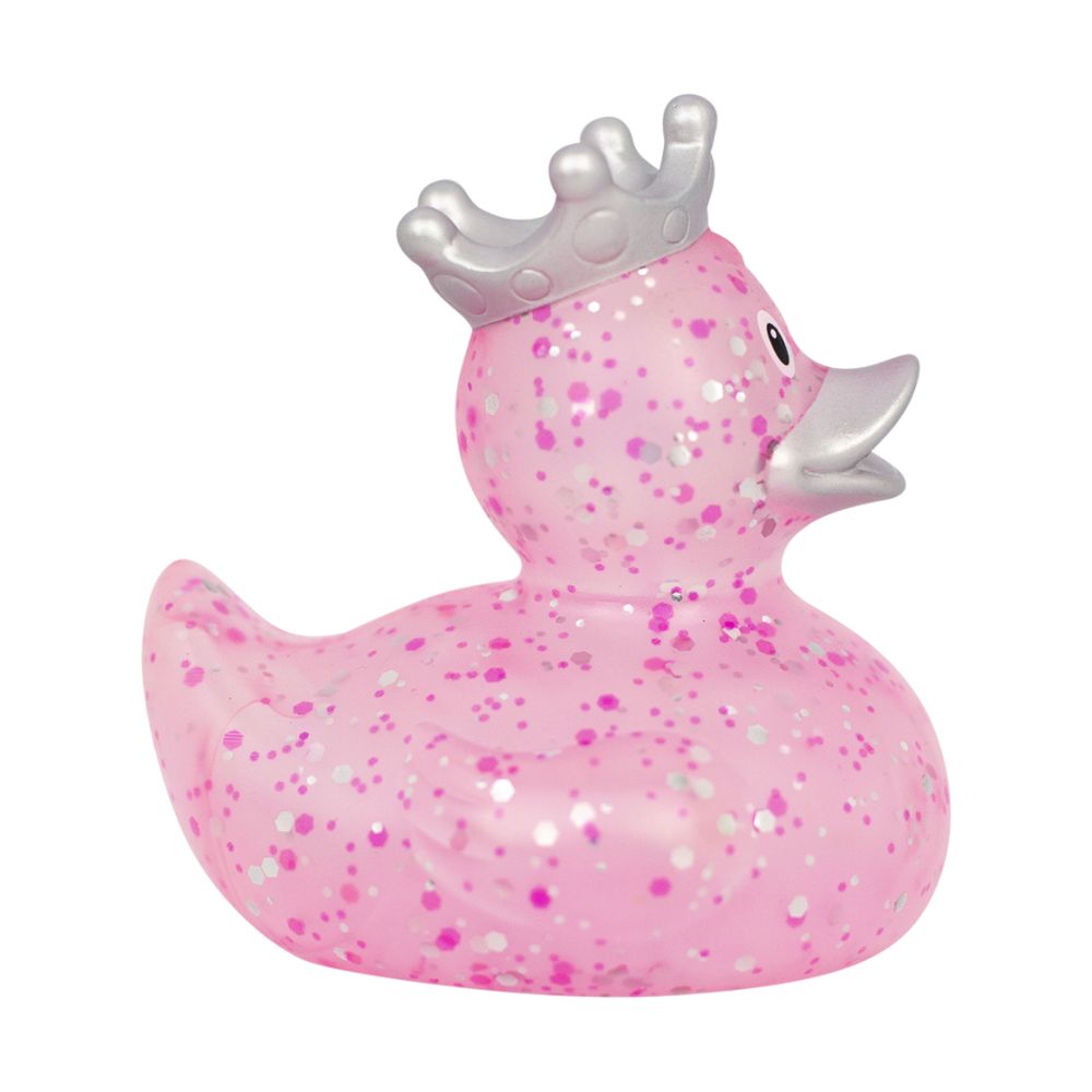 Badanka, Anka med krona, Glitter, rosa - 2