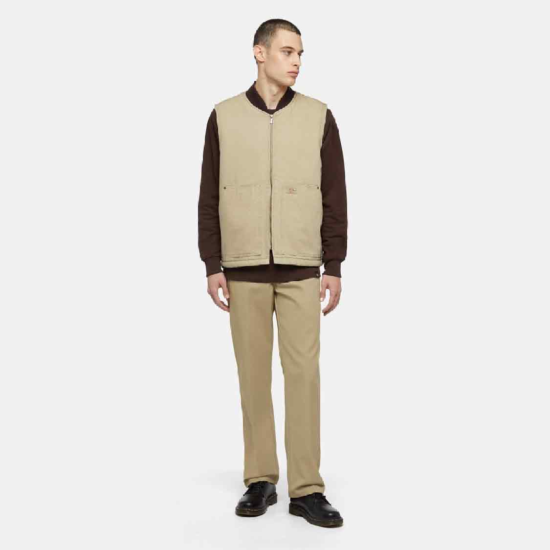 Dickies - Duck Canvas Vest Stone Washed Desert Sand - 3