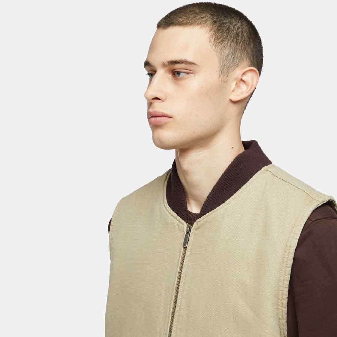 Dickies - Duck Canvas Vest Stone Washed Desert Sand - 4