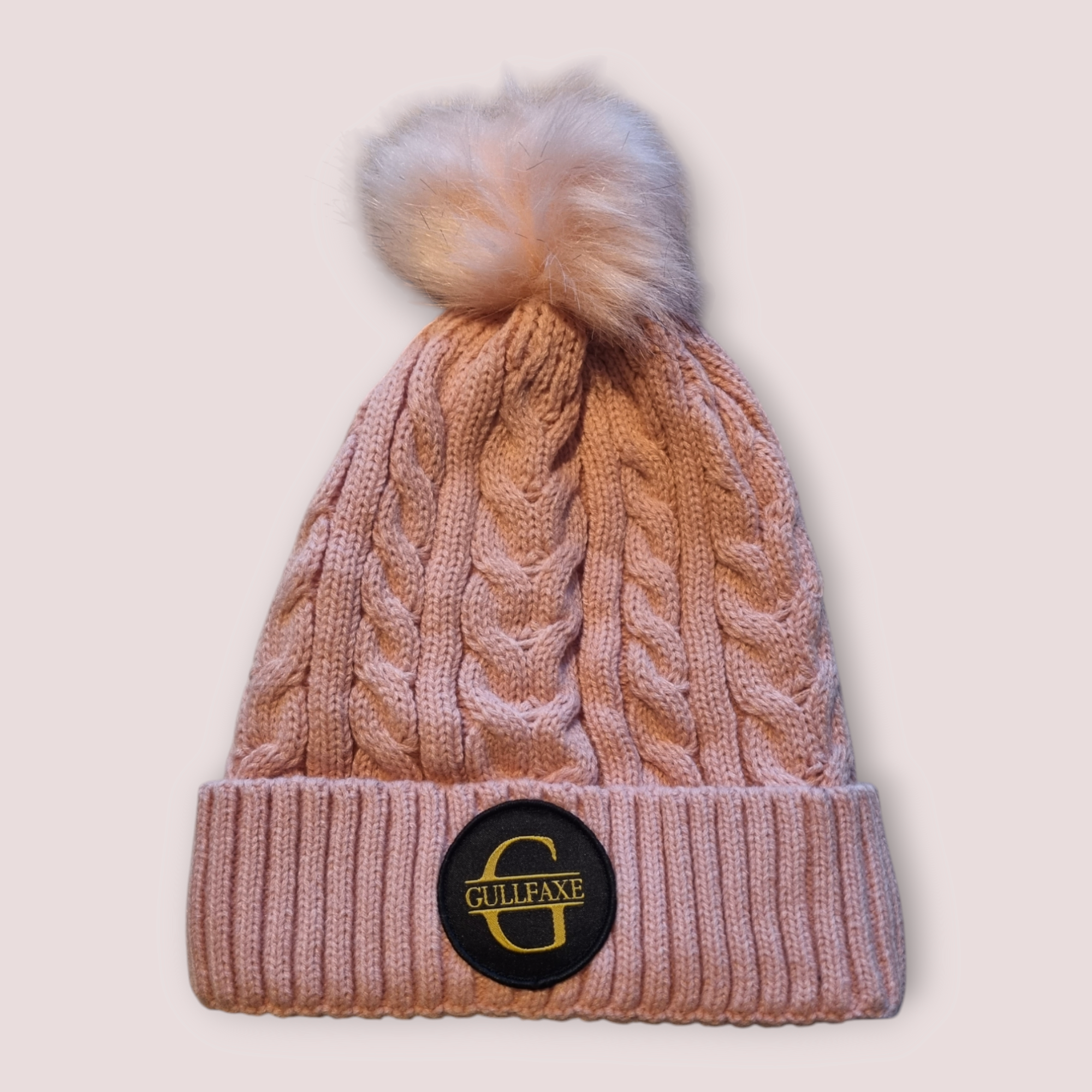 Knitted pompom hat - 2