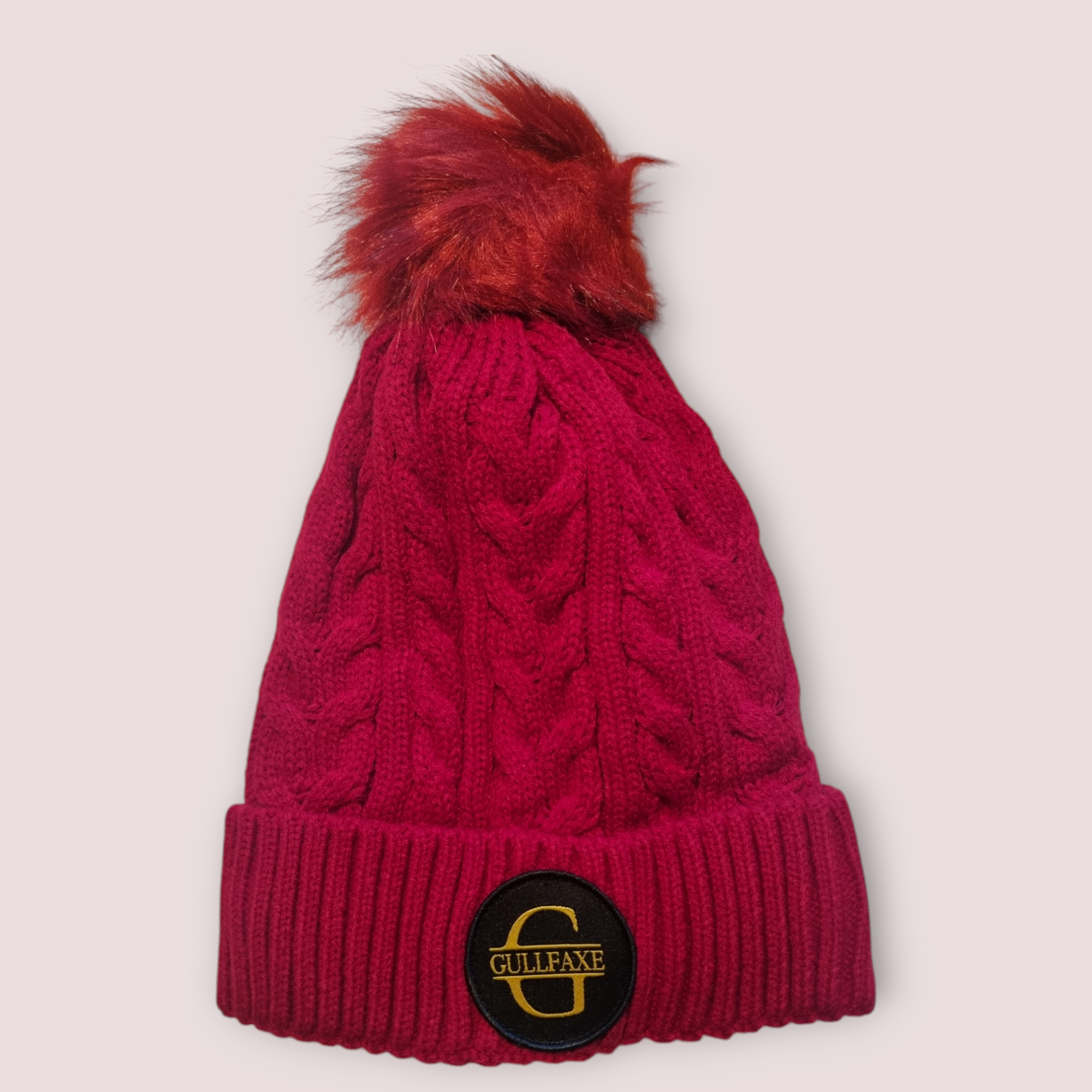 Knitted pompom hat - 4