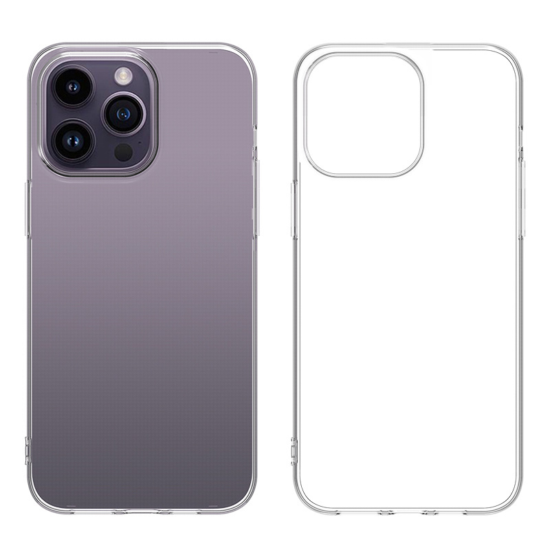 iPhone 15 - Transparent Shell + Tempered Protective Glass - 3