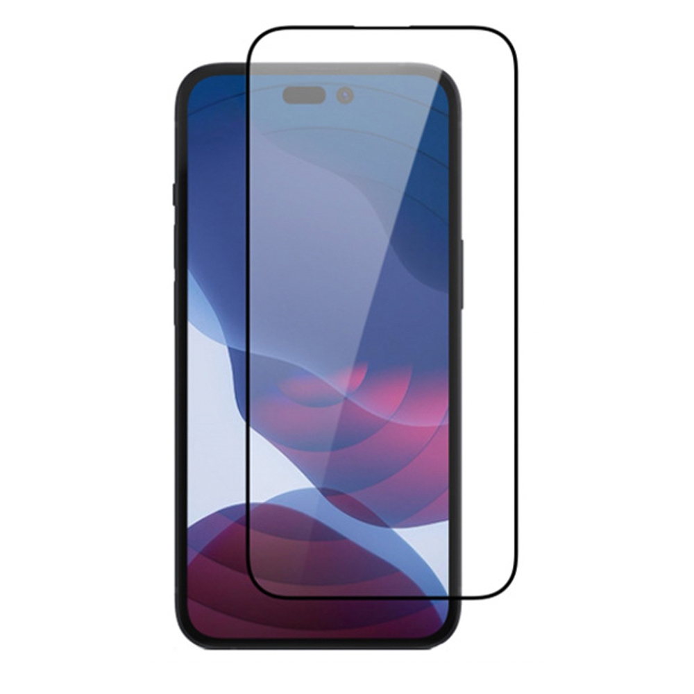 iPhone 15 Plus - Transparent Shell + Fully Tempered Protective Glass - 2