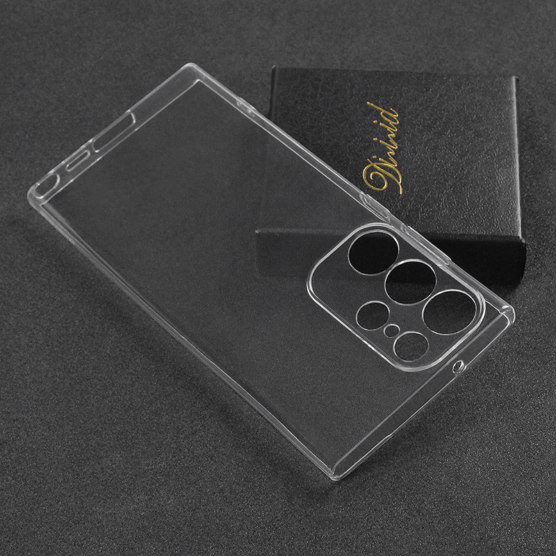 Samsung Galaxy S23 Ultra - Transparent Skal + Mjuk Skyddsfilm - 3
