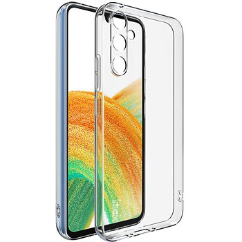 Samsung Galaxy A34 - Transparent Shell + Fully Tempered Protective Glass