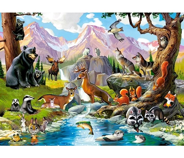 Forest Animals 70 Pieces Castorland