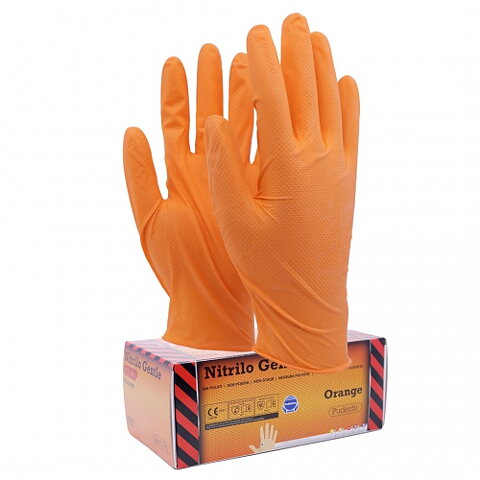 Engångshandske  Gentle Grip Orange 