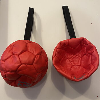 Läderboll med handtag - Jami