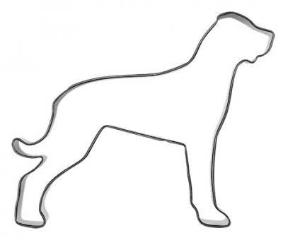 Pepparkaksform Hund Grand Danois