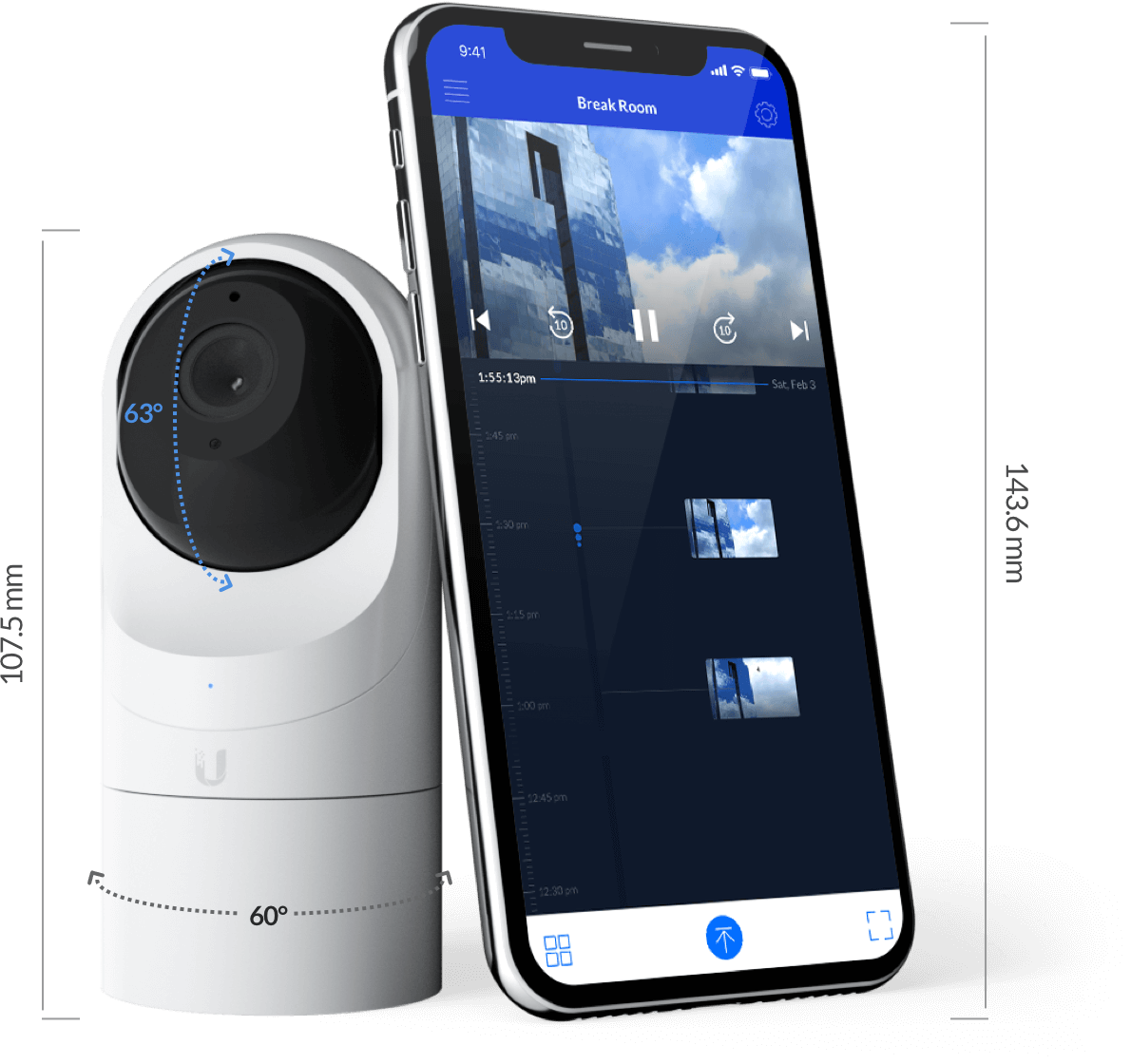 Ubiquiti UniFi G5-Flex Övervakningskamer