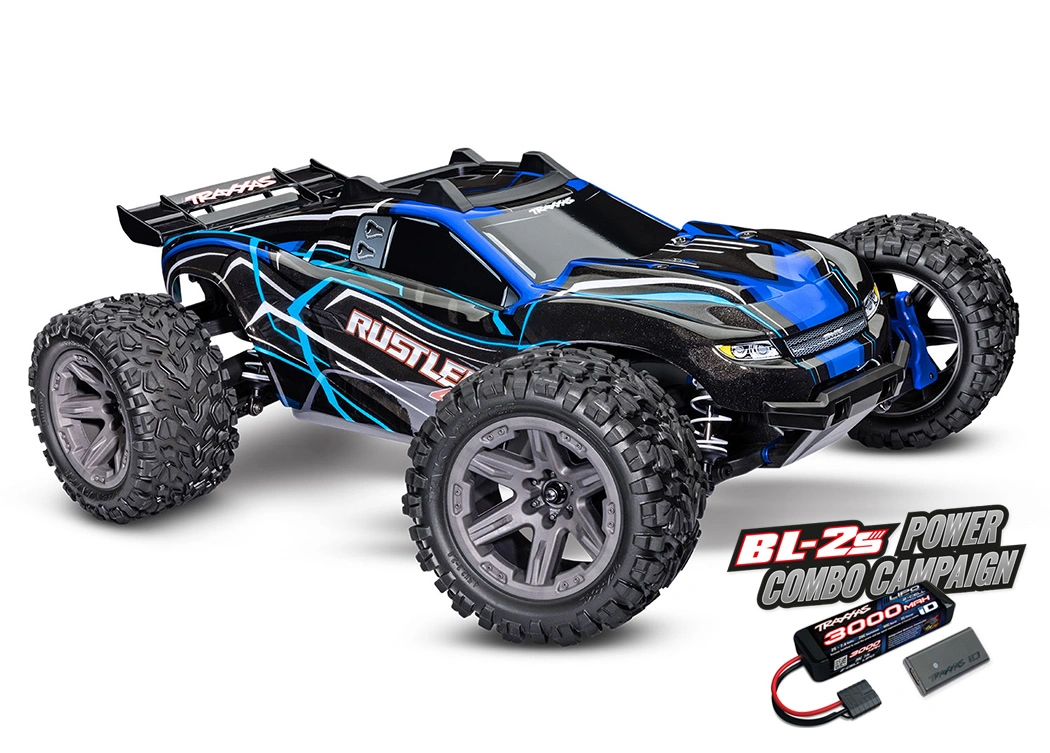 Traxxas Stampede 4x4 1/10 RTR TQ BL-2s Grön  nu med Laddare och lipo batteri  