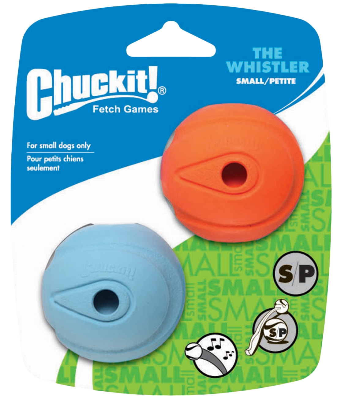Chuckit! The Whistler 2-pack Hundleksak - Small